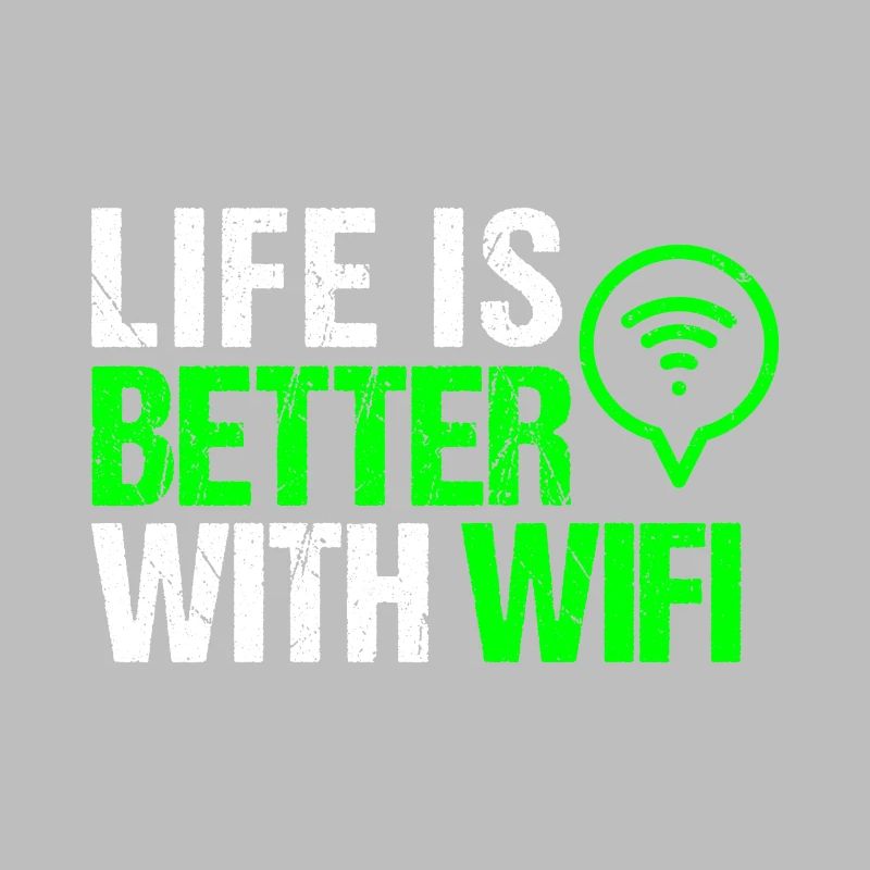 Wlan Wifi Informatiker Programmierer Geek Geschenk