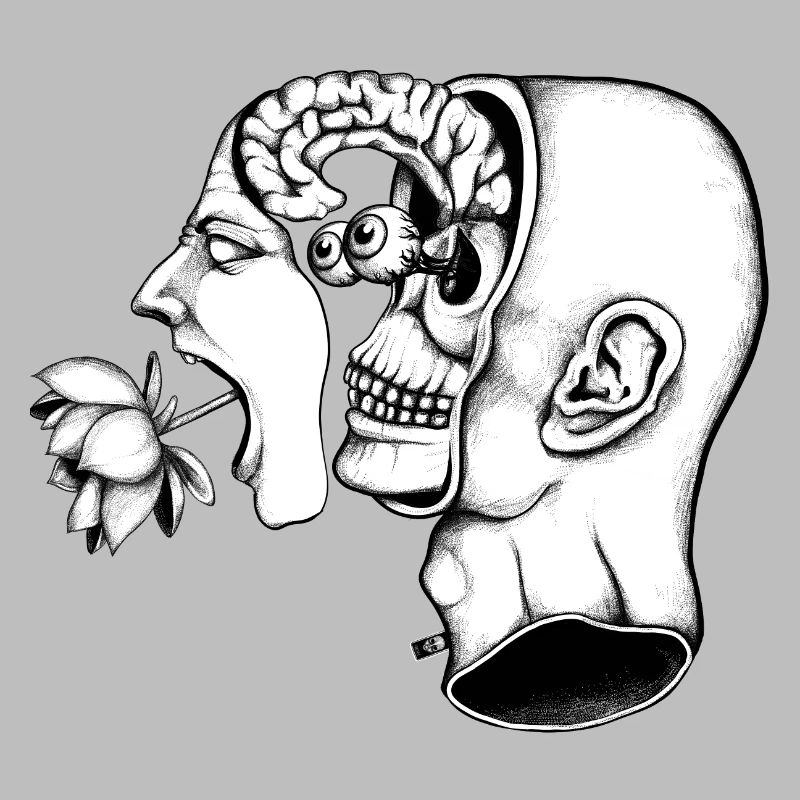 Split Screaming Head