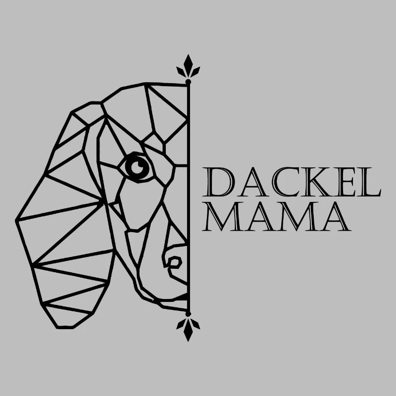 Dackel Mama Polygon