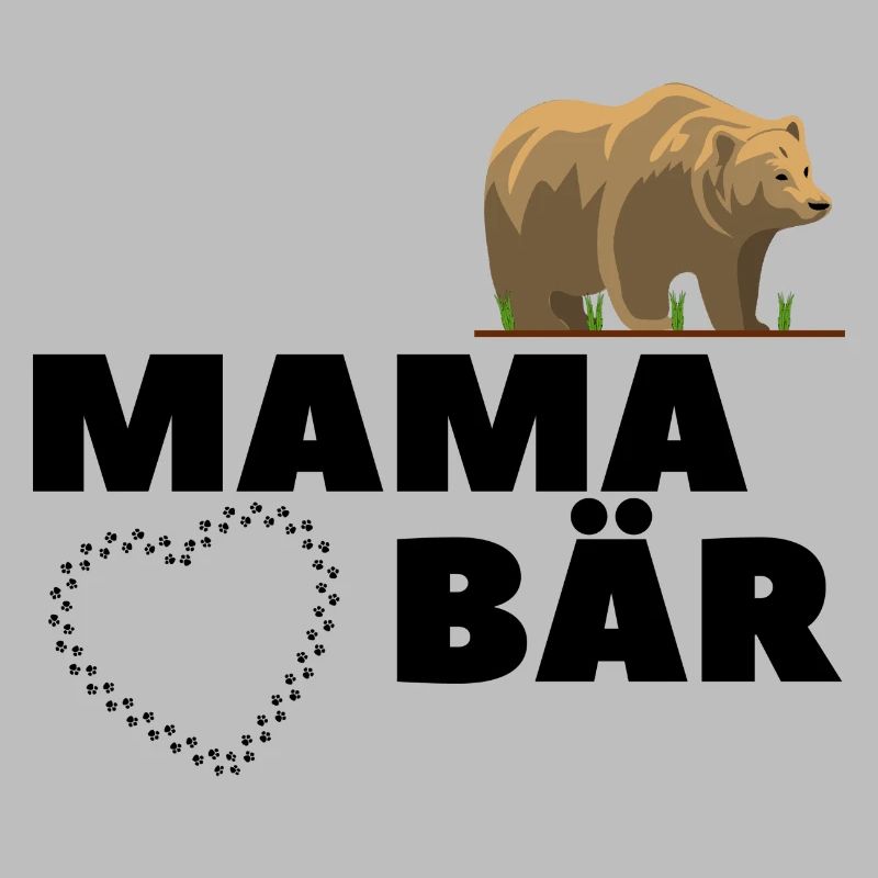 Mama Mutter Bear Bär Mamabär Muttertag Tier Anim