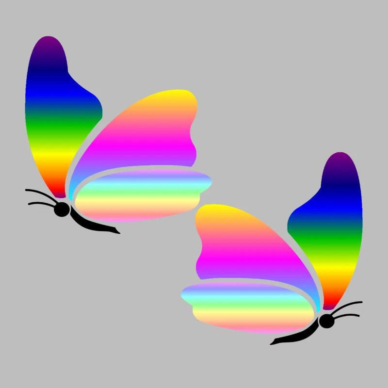 Regenbogen-Schmetterling