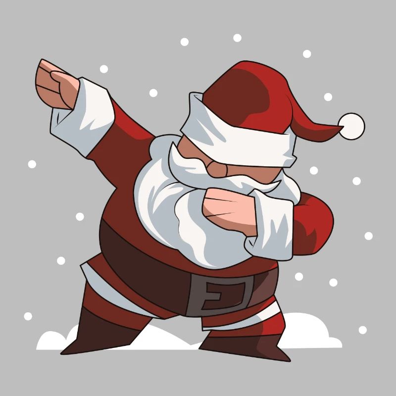 Dabbing Weihnachtsmann dab