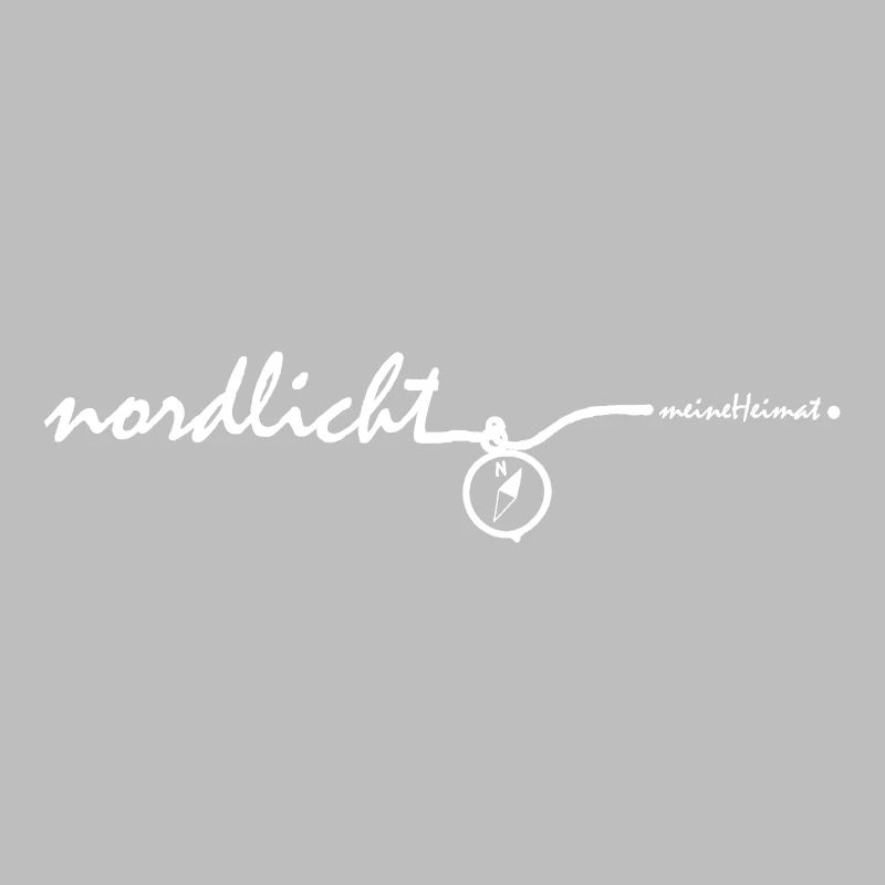 nordlicht. - quer, weiß