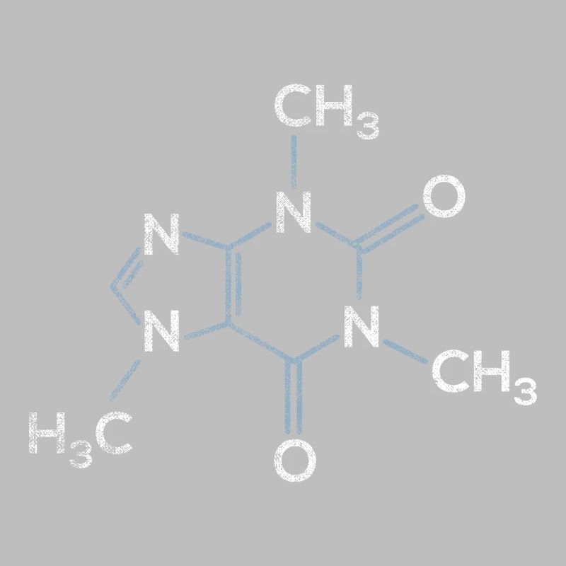 Cadeau de molécule de caféine