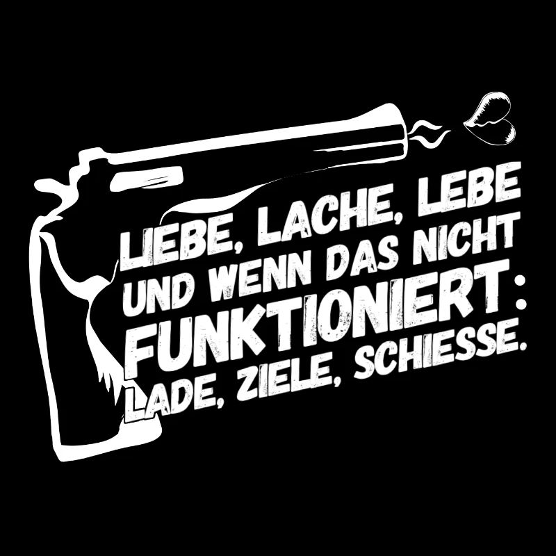 Waffe Pistole Sprüche Witzig