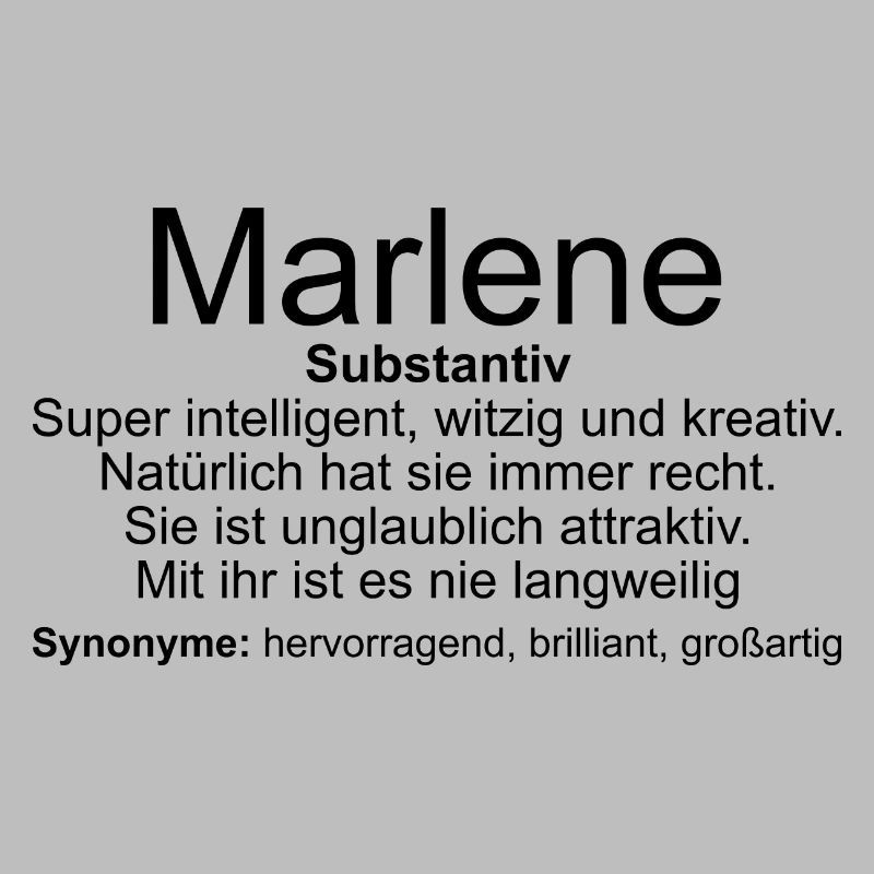 Nom Définition Marlene