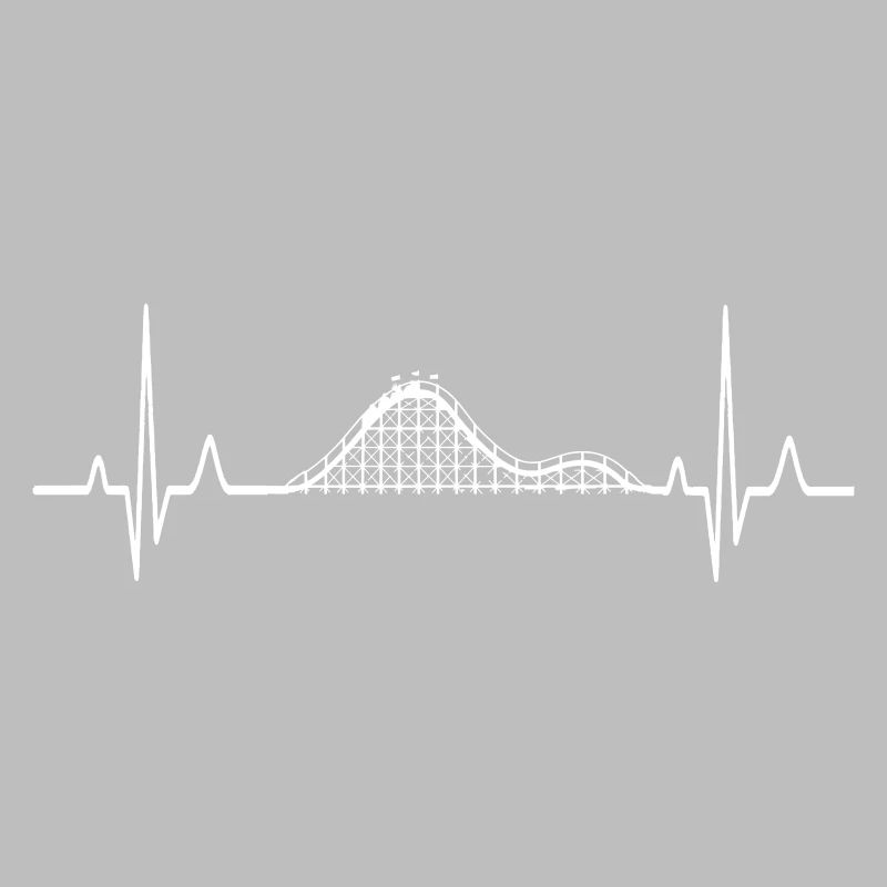 Roller coaster / heartbeat - gift idea