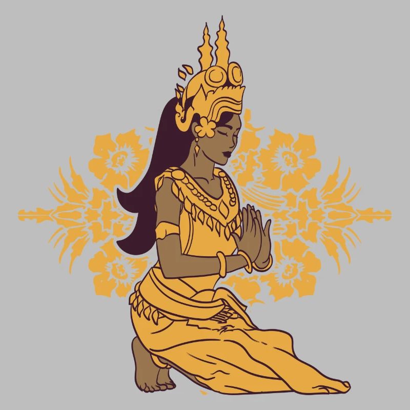 Cambodia Tradition Dance Khmer Apsara I Gift