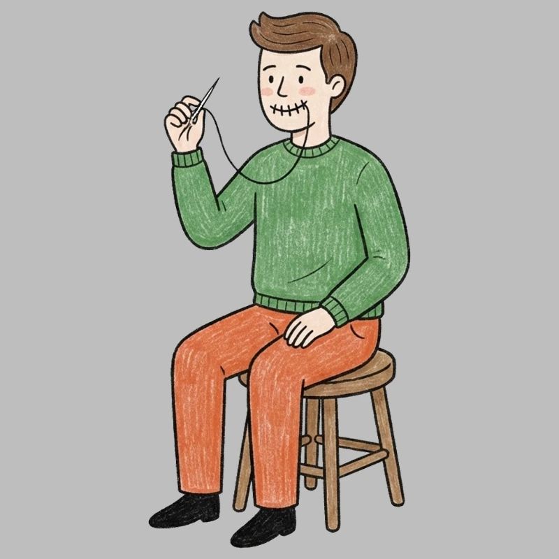 Crazy Sewing with Thread