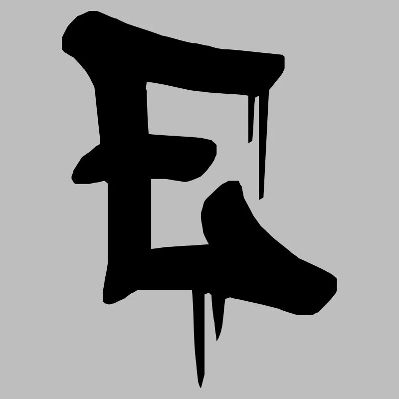 buchstabe E Graffiti