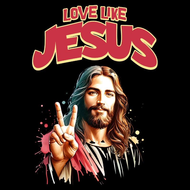 Aimer comme Jésus Visage classique de Jésus