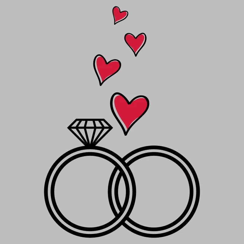 eheringe herz hochzeit ringe married