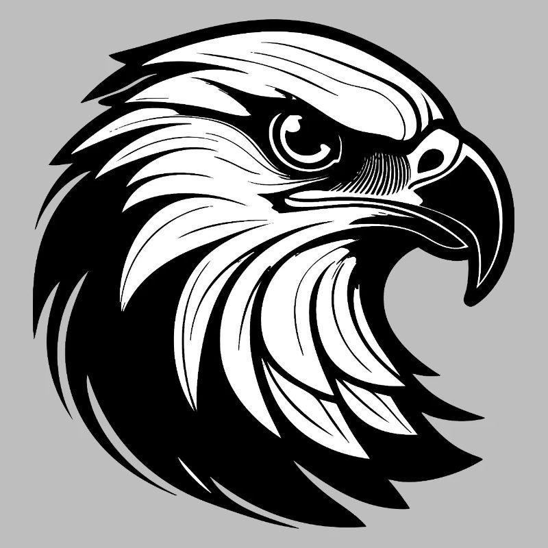 Graphiques élégants en forme d’aigle