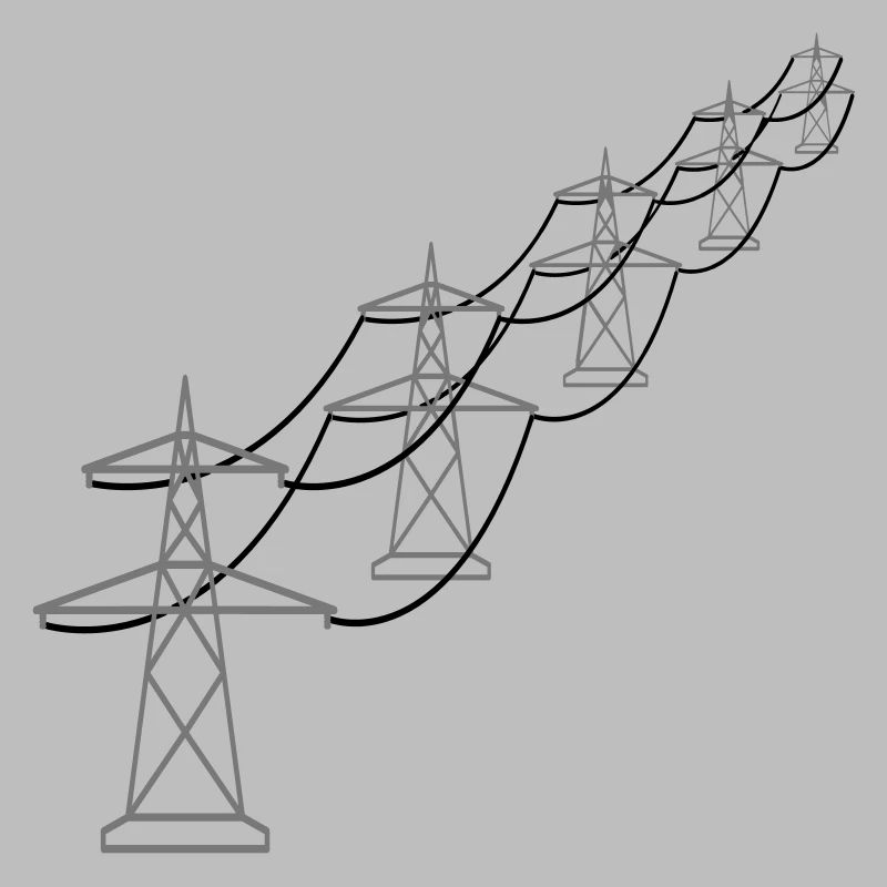 long row pattern many track stream mast stream