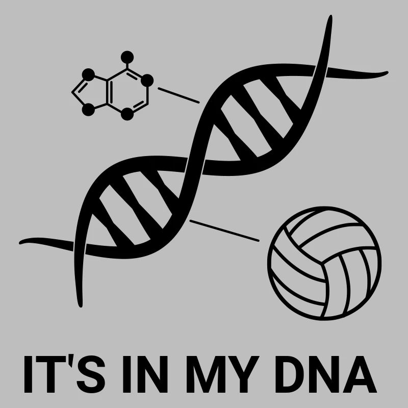 Volleyball - C'est dans mon ADN (double hélice)