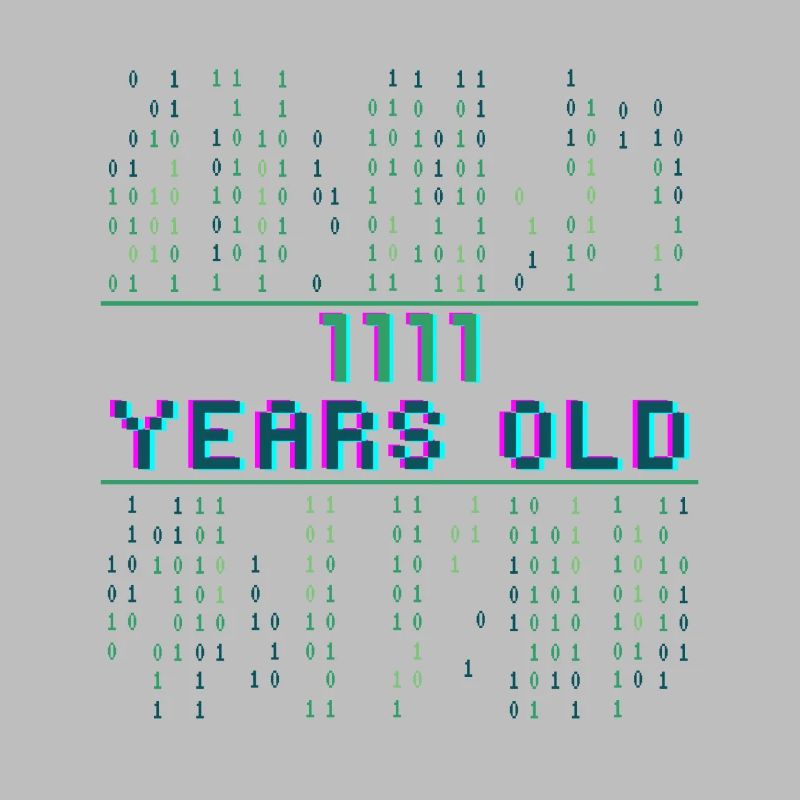 15. Geburtstag 15 Jahre alt Binärcode Coder