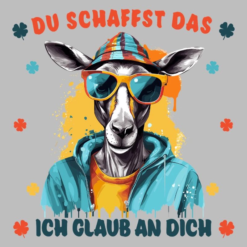 Du schaffst das! Ich glaub an dich! Glücksbringer