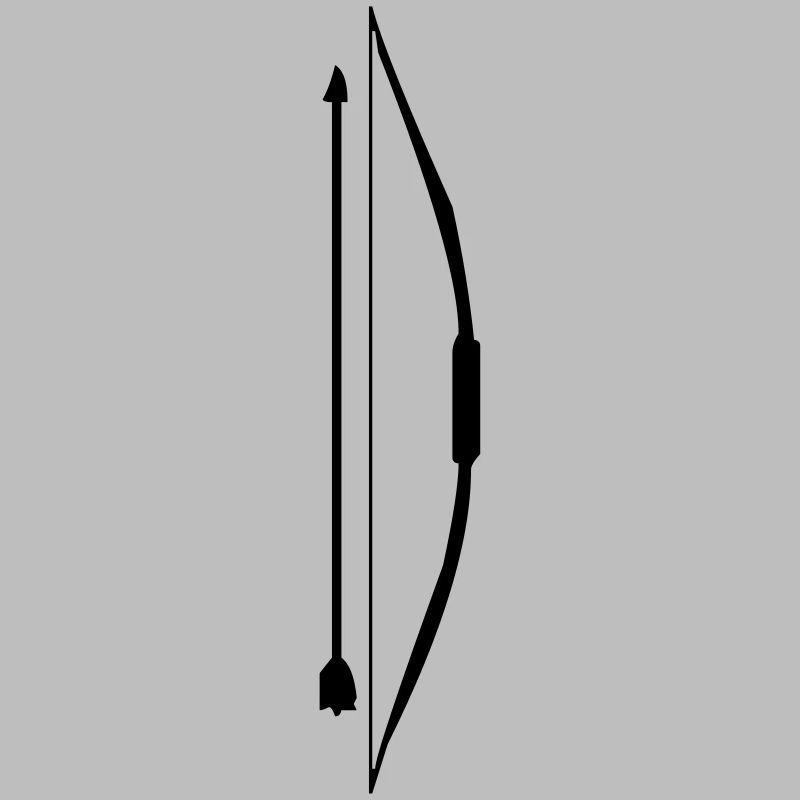 Bogen mit Pfeil Design