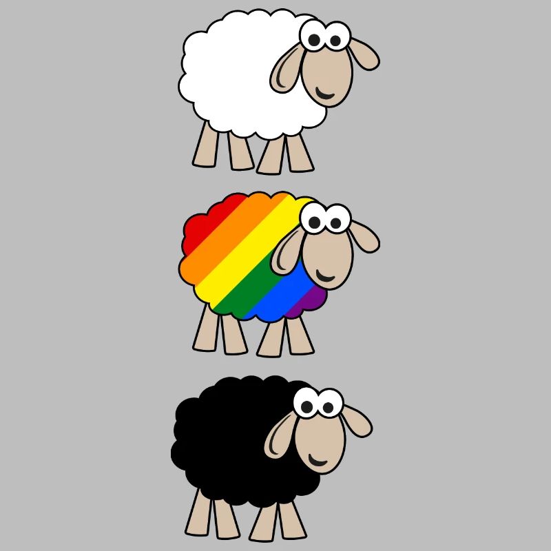 Regenbogen Schaf