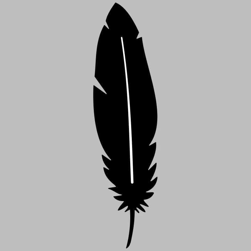 Feather silhouette