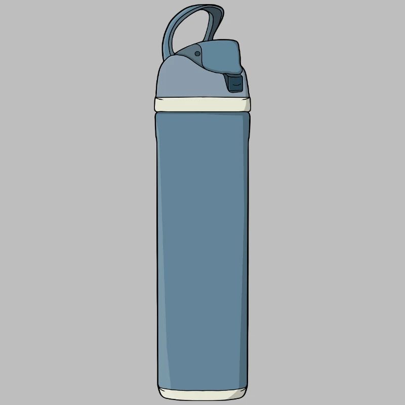 Blue Hydration Water Bottle Gym