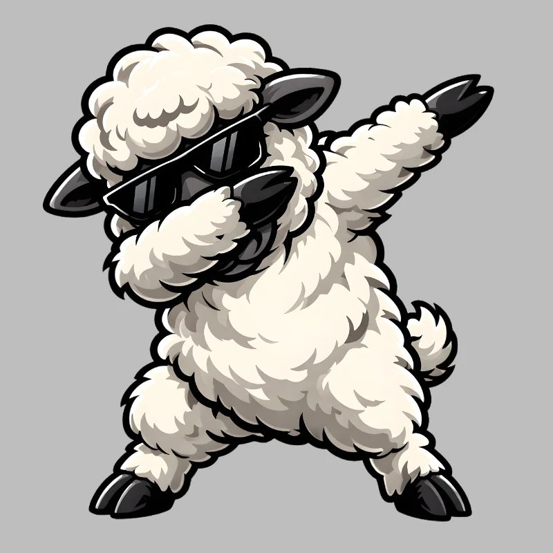Dabbing Sheep