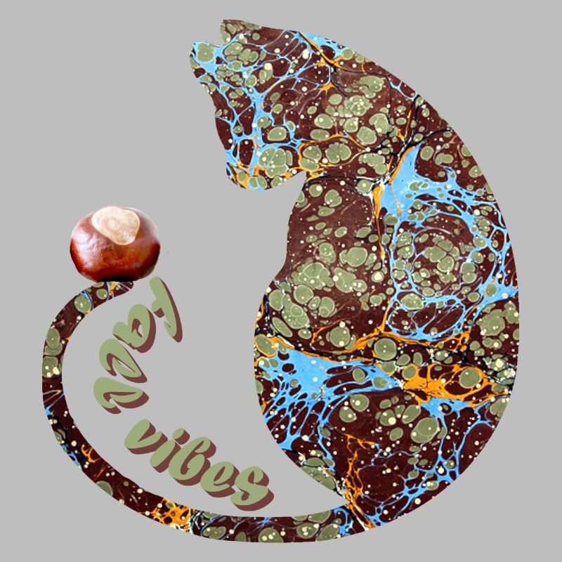 Chat avec châtaignier E 85