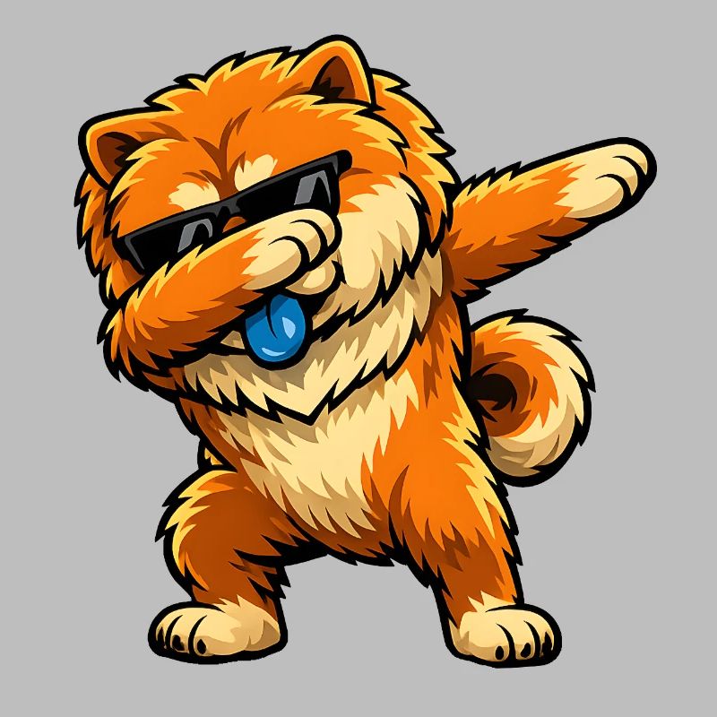 Dabbing Chow Chow