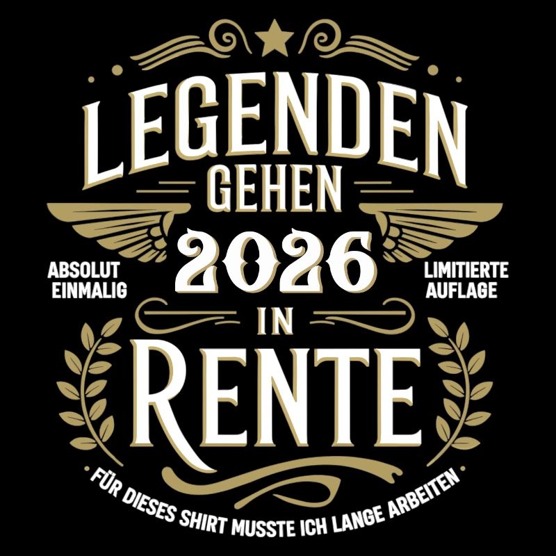 Legenden Gehen 2026 In Rente Absolut Einmalig