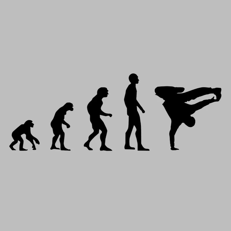 Breakdance Evolution Silhouette