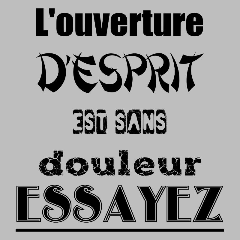 L'ouverture de la pensée est sans douleur