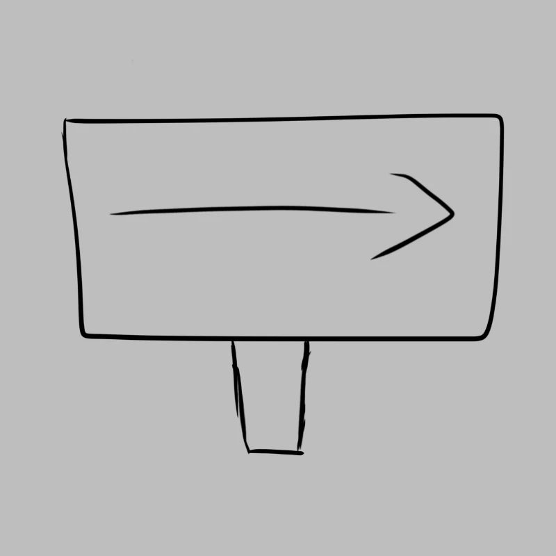 direction arrow shield