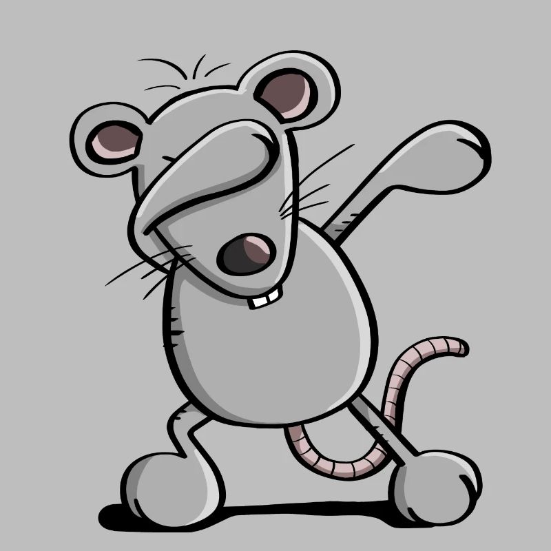 Coole Dab Dance Maus - Dabbing Ratte - Comic