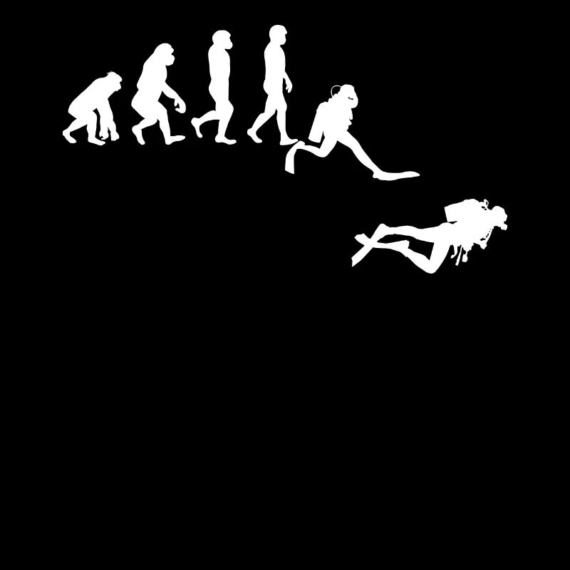 Evolution Tauchen Taucher Scuba Diving Geschenk
