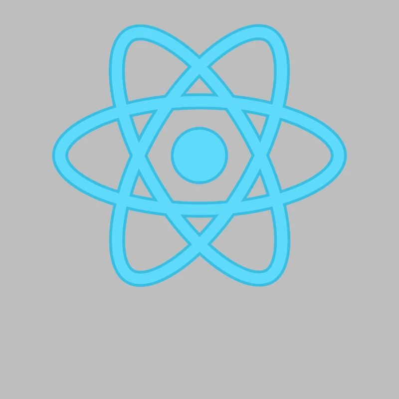 React logo for programmers and developers