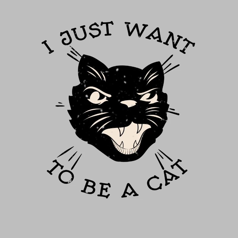 Lustiges ich möchte nur eine Katze sein Geschenk