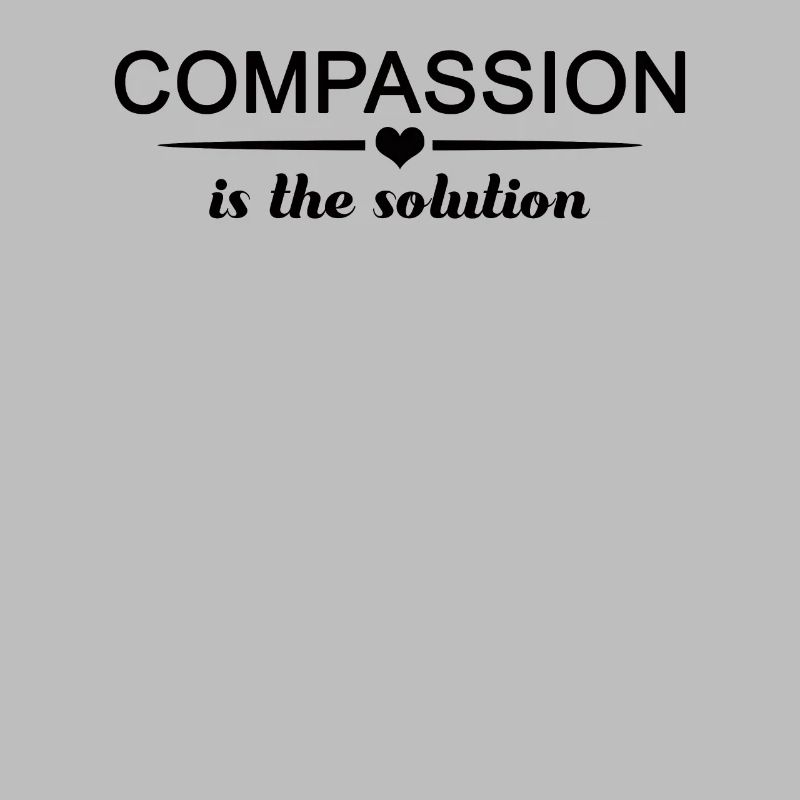 La compassion est la solution problème problème sentiment