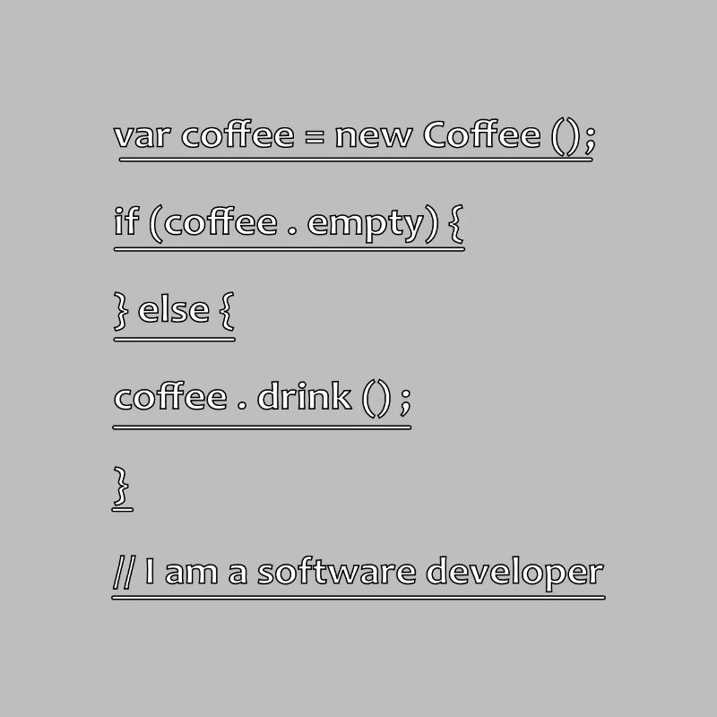 Kaffee Entwickler Informatiker Code Geschenk