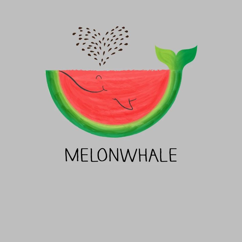Melon Whale Pastèque Mur Amant Cadeau
