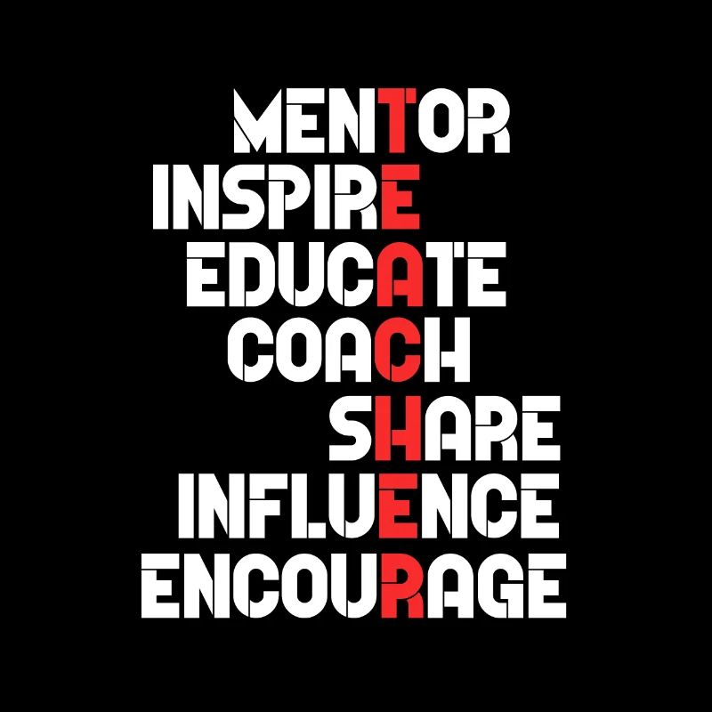 Enseignant Mentor Enseignant Enseignant Enseignant Cadeau