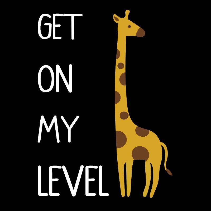 GIRAFFE LOOKING DOWN ON YOU