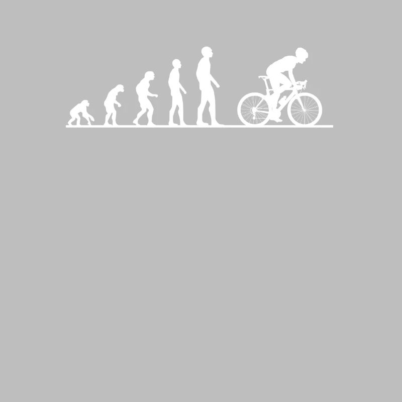 Fahrrad Evolution Rennrad Affe Entwicklung