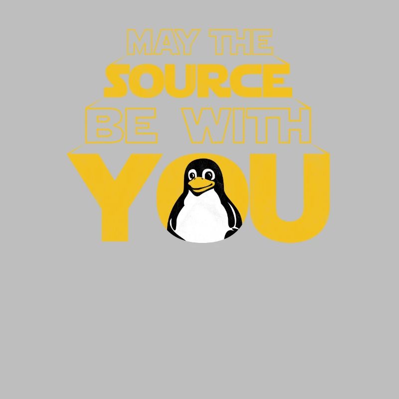 May the Source be with you Dark funny nerd