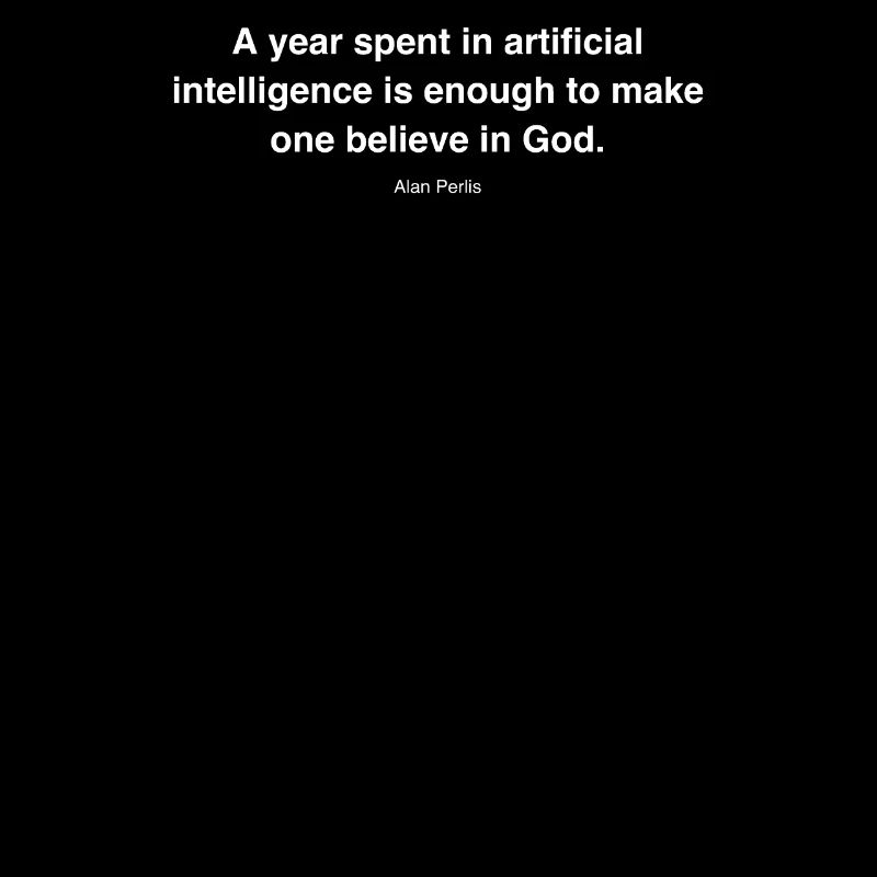 A year spent in artificial intelligence is enough