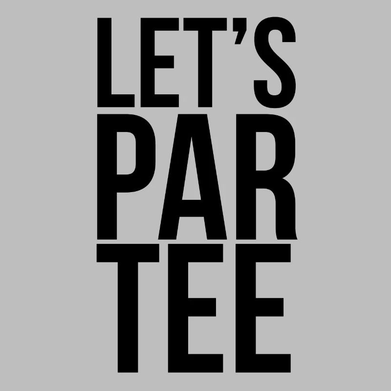Golf Golfplatz Golfer Sprüche Text Par Tee Schwarz