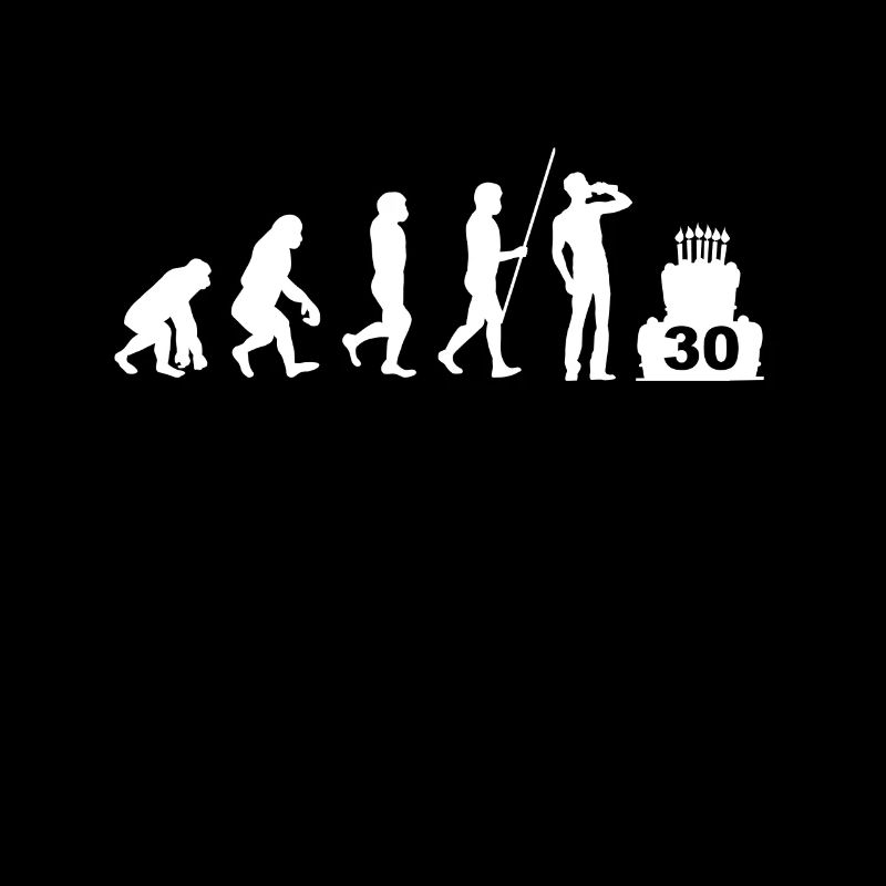 Evolution 30. Geburtstag 30 Jahre 1990 Geschenk