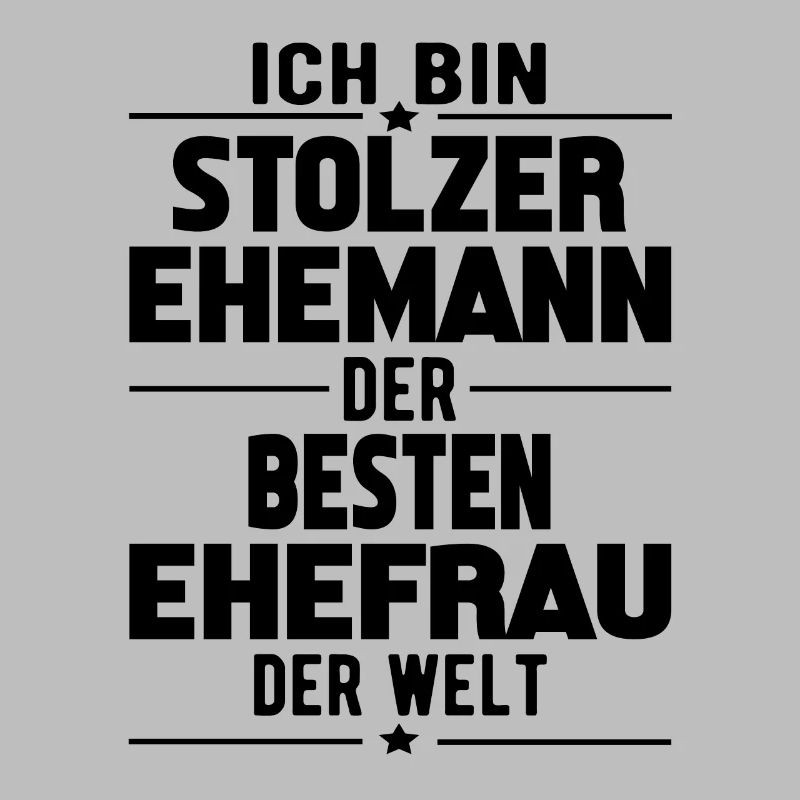 Herren Stolzer Ehemann der besten Ehefrau der Welt