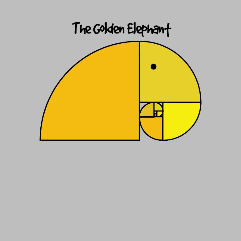 Fibonacci Elephant - golden section elephant