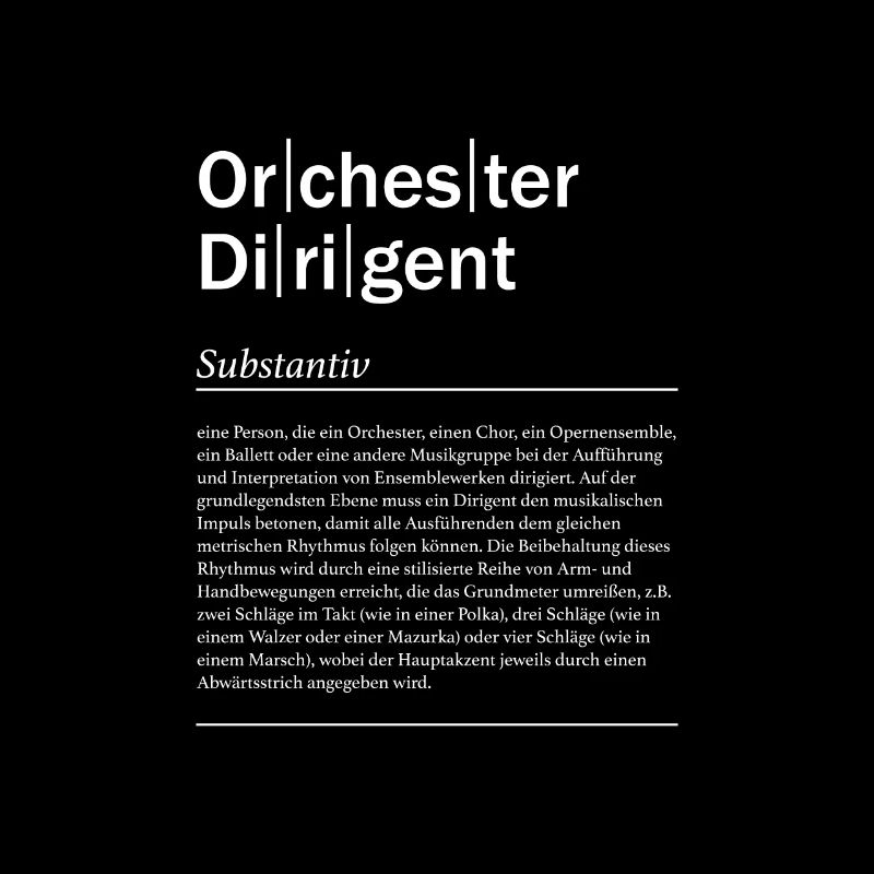 Definition Eines Dirigenten - Orchestra
