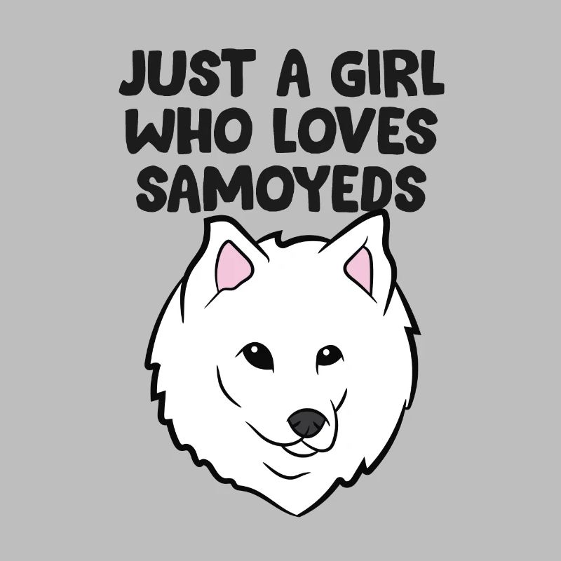 Samojeden-Mädchen Nur ein Mädchen, das